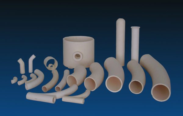 Pipe bends and pipes made up of Aluminium Oxide