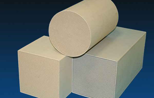 Ceramic honeycombs for heat exchanger applications